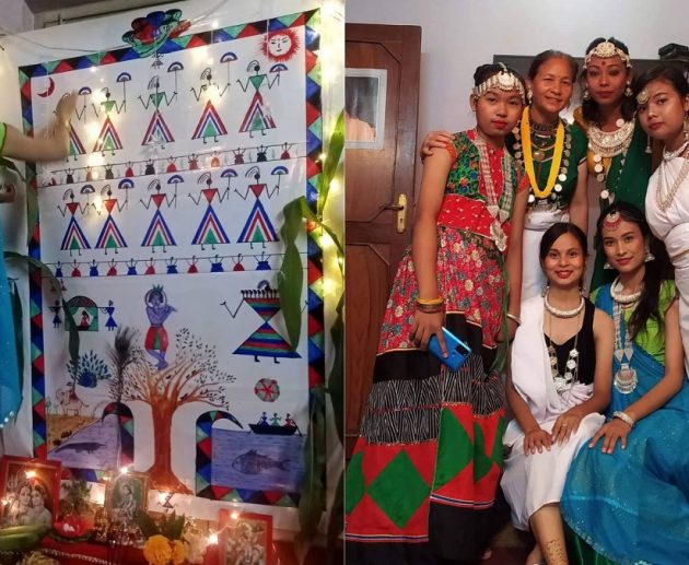 astimki tharu wall painting