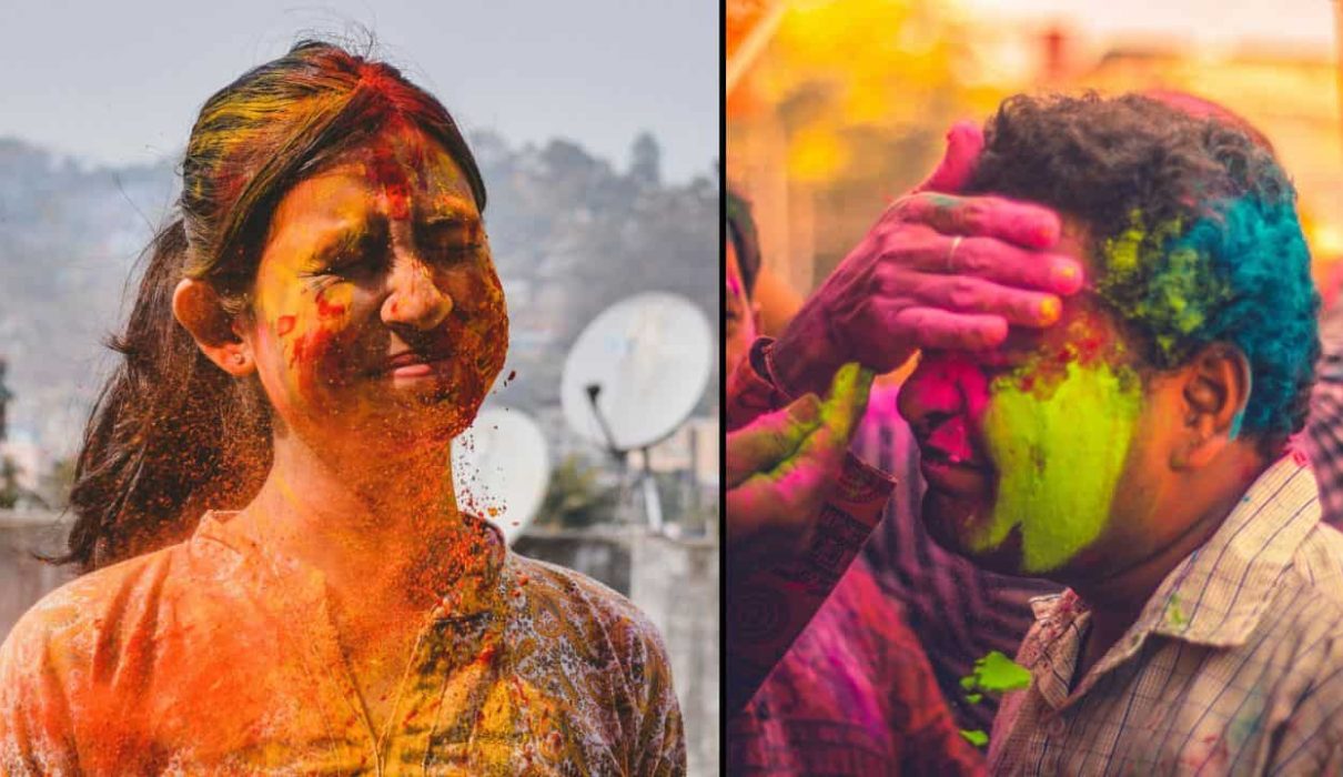 Holi Nepal How to remove color