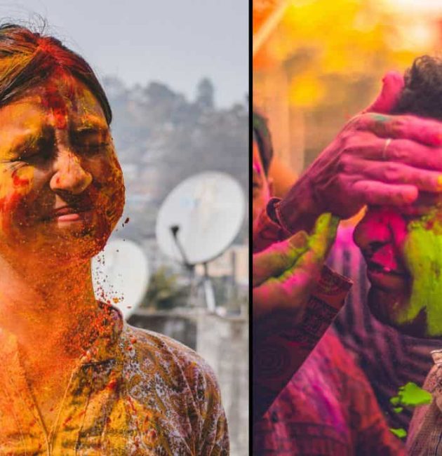 Holi Nepal How to remove color