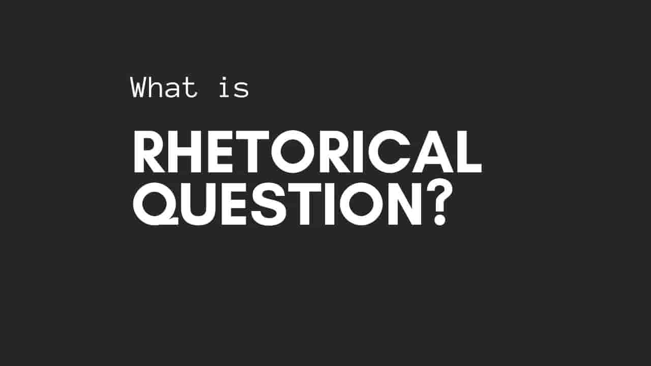 What is Rhetorical Question? - Offline Thinker